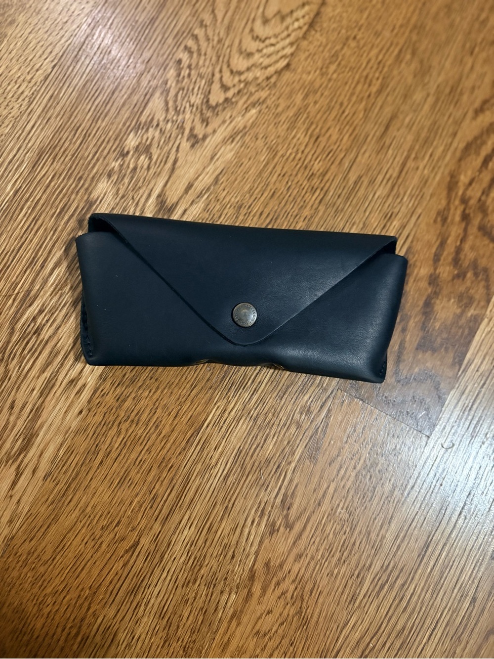 Portland Leather Black Sunglasses Case